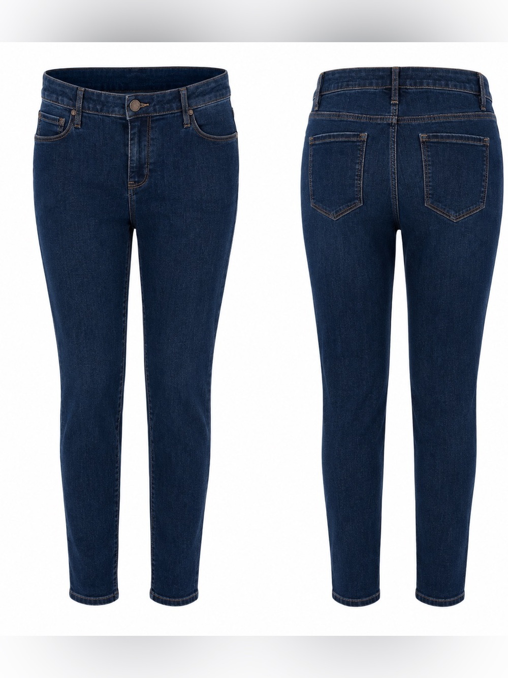 Simply Vera Vera Wang Skinny Jeans Women’s Size 12 Dark Wash Stretch NWOT